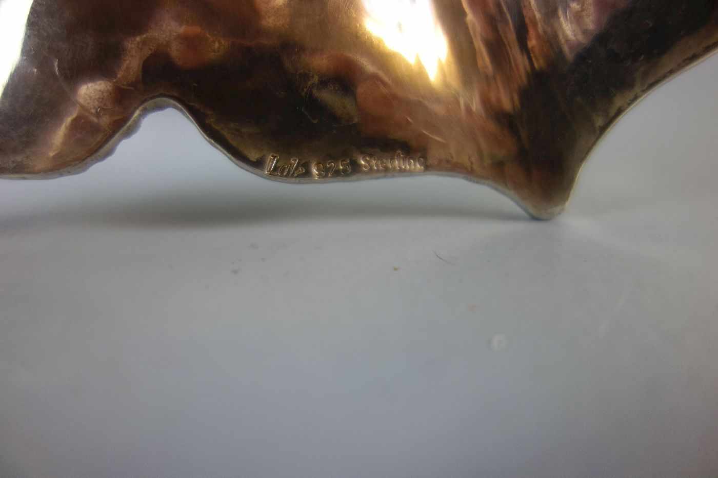 TAFELAUFSATZ / GROSSE SILBERSCHALE / FUSSSCHALE / silver centerpiece, 20. Jh., Manufaktur "Lale" / - Image 5 of 5