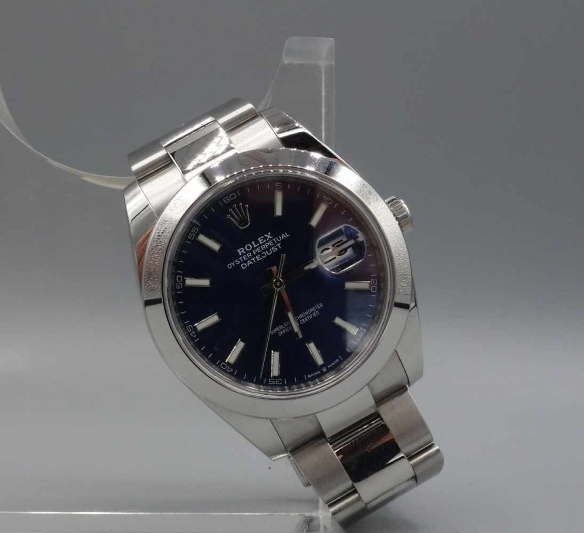 ARMBANDUHR - ROLEX OYSTER PERPETUAL DATEJUST / wristwatch, Rolex Watch Company / Schweiz, erworben - Image 14 of 15