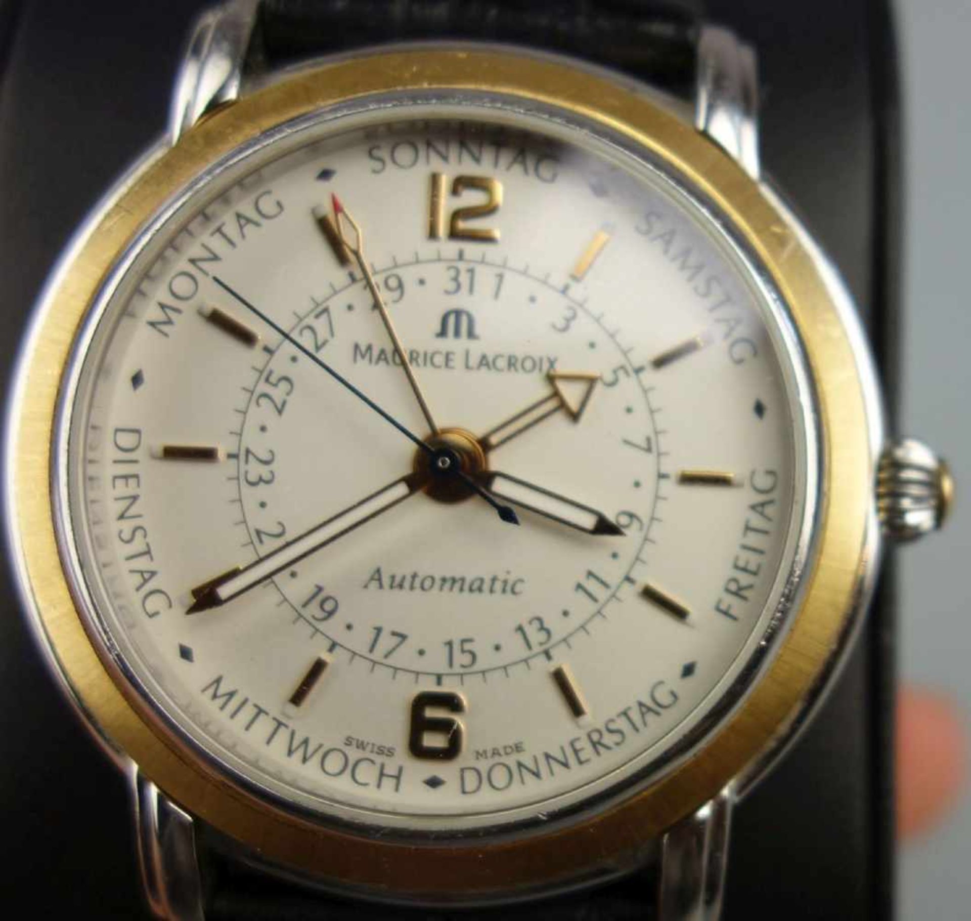 ARMBANDUHR: MAURICE LACROIX - Cinq Aiguilles / wristwatch, Manufaktur Maurice Lacroix / Schweiz, - Bild 6 aus 9