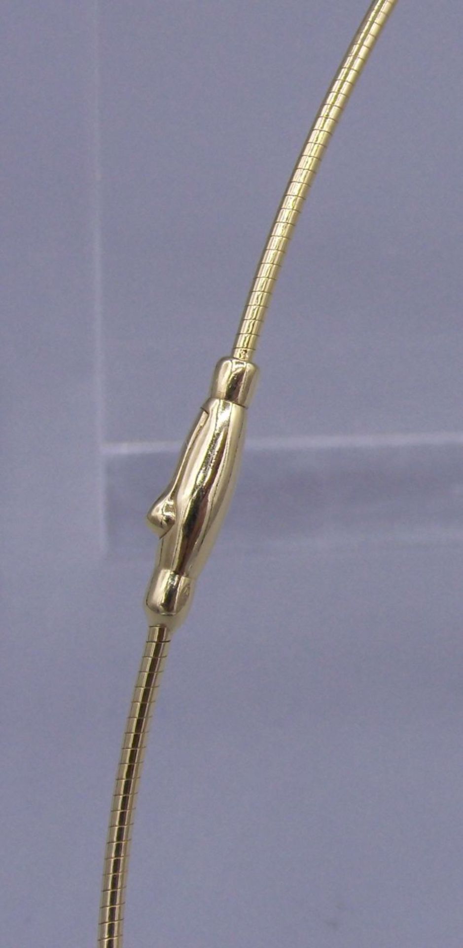 SCHLANGENKETTE / necklace, 585er Gelbgold (8,8 g, mit Säure getestet); L. 50 cm. - Image 2 of 2