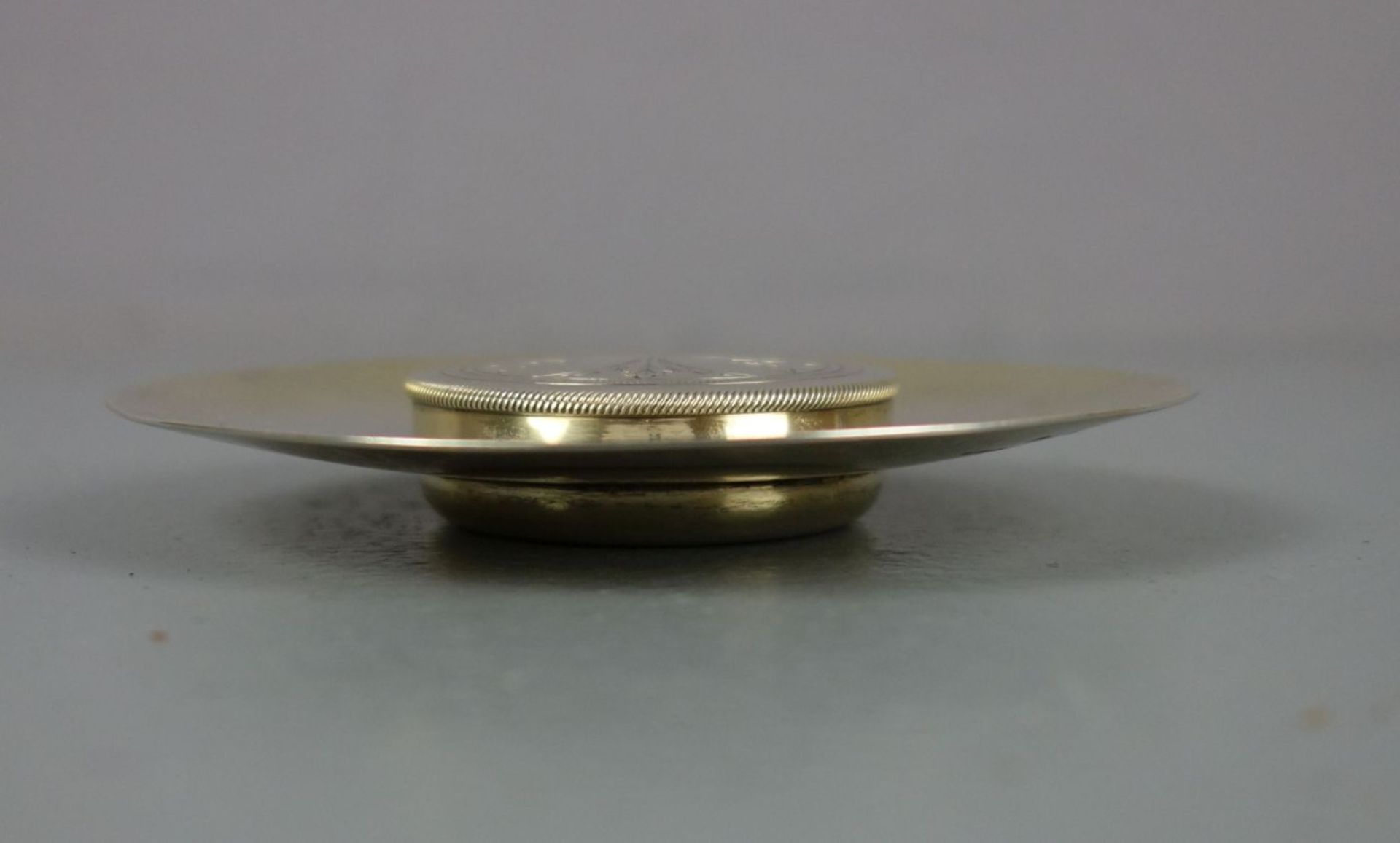 BURSE / KRANKENBURSE / VERSEH - PATENE, 800er Silber (77,5 g), vergoldet, gepunzt mit - Image 2 of 4