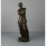 BRONZE - SKULPTUR: "Venus von Milo (Aphrodite von Melos)", Bronzeguss, um 1900, nach der berühmten