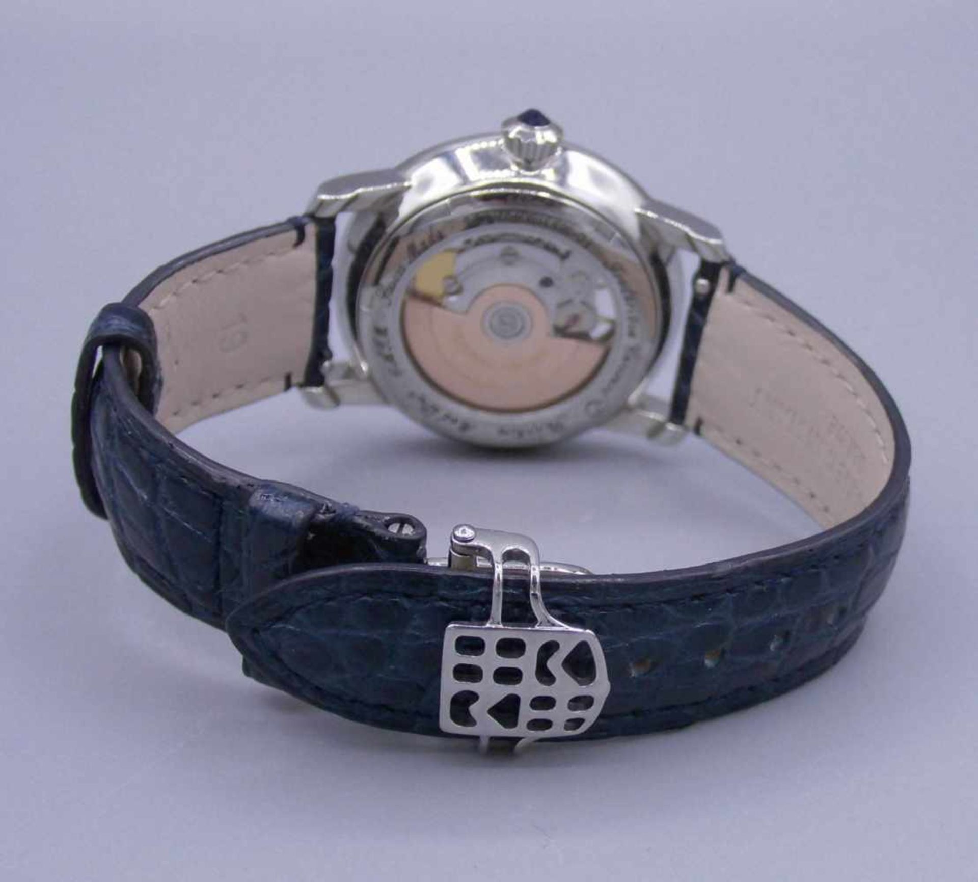 DAMEN ARMBANDUHR : FREDERIQUE CONSTANT "HEART BEAT" / ladys wristwatch with diamonds, Automatik-Uhr, - Bild 6 aus 9