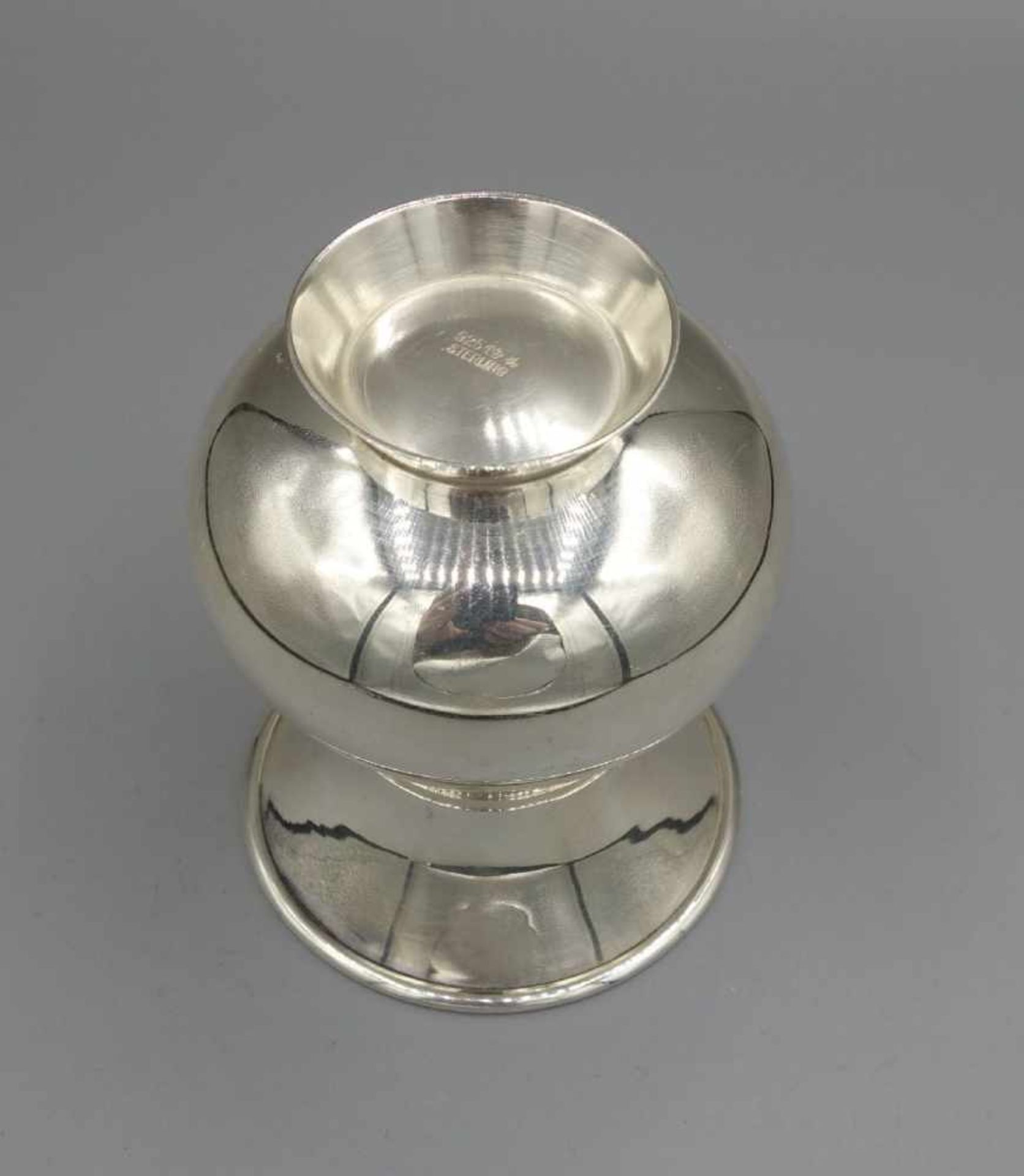 VASE, 925er Silber (80 g), bezeichnet "Sterling" und gepunzt mit Halbmond, Krone, - Image 3 of 3