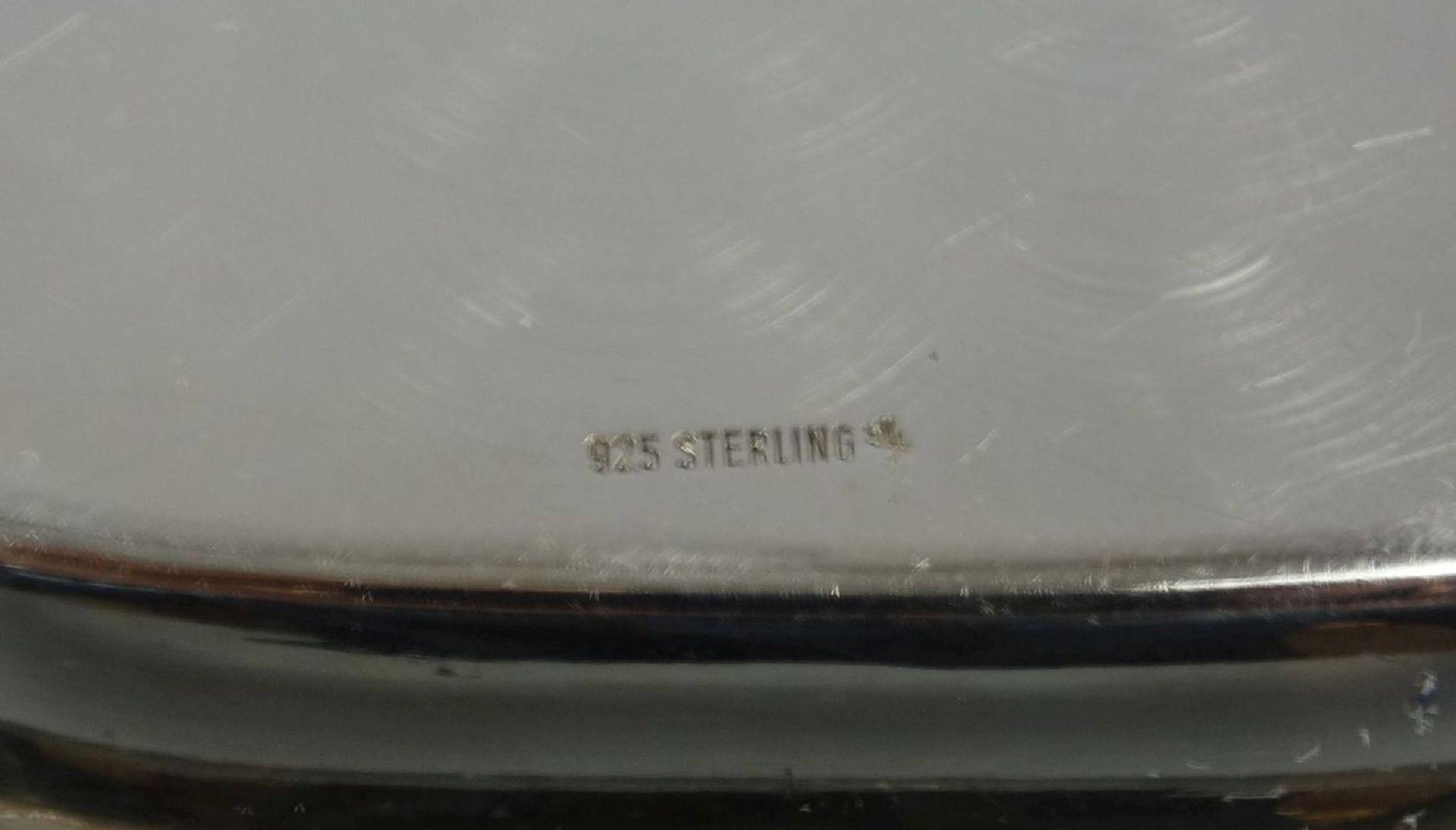SCHALE / KARREESCHALE, 925er Silber (122 g), bezeichnet "Sterling", gepunzt mit Feingehaltsangabe - Image 2 of 3