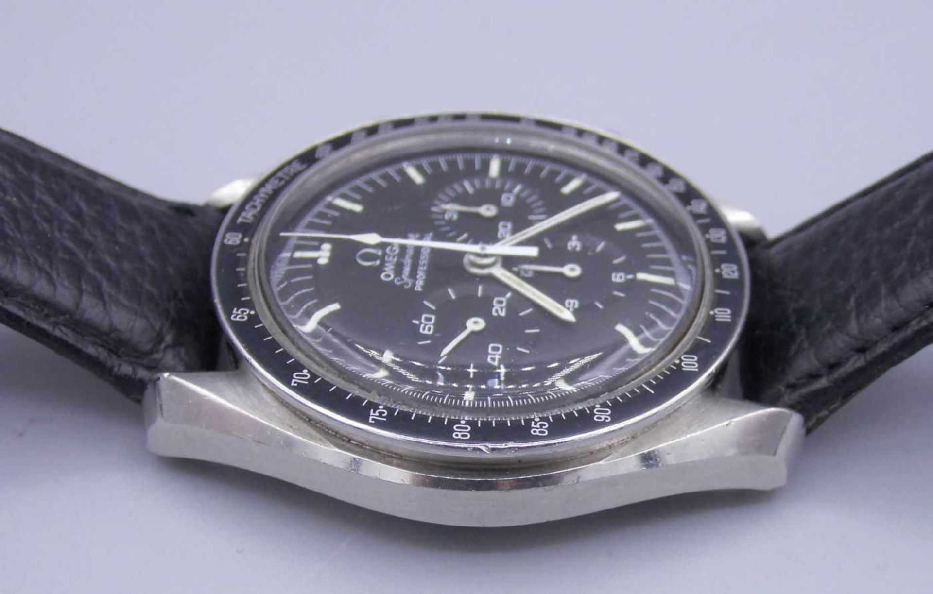 VINTAGE ARMBANDUHR / CHRONOGRAPH: OMEGA SPEEDMASTER PFROFESSIONAL - "MOONWATCH" / wristwatch, - Image 6 of 10