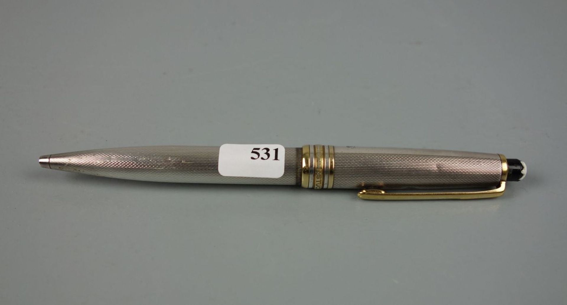 MONTBLANC "MEISTERSTÜCK" KUGELSCHREIBER, funktionsfähiger Kugelschreiber aus der Solitaire 925er