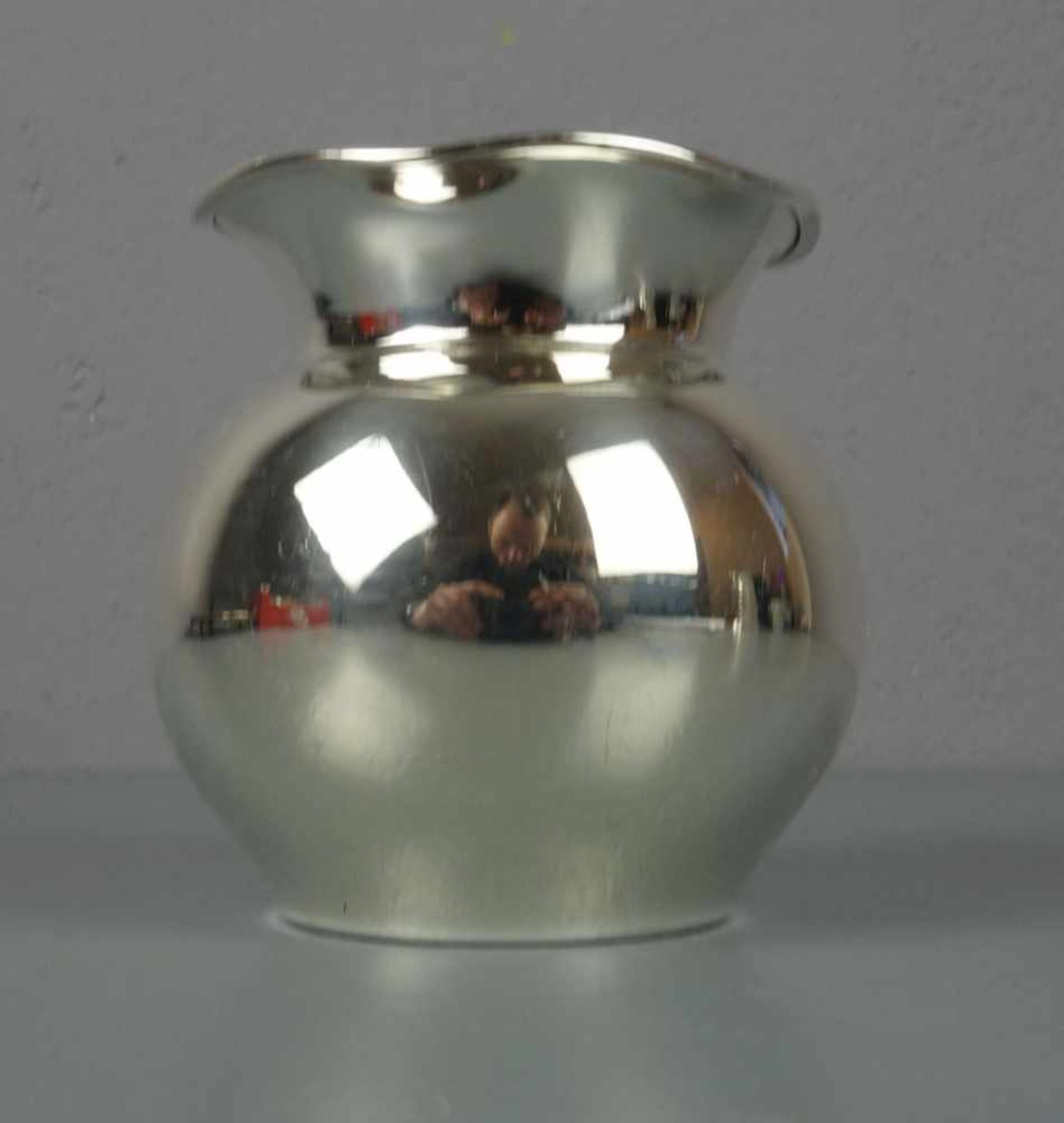 VASE / silver vase, 20. Jh., deutsch, 925er Silber / Sterlingsilber (127 Gramm), Jakob Grimmiger / - Image 2 of 4