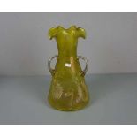 JUGENDSTIL - VASE / Art nouveau vase, Glas, wohl Manufaktur Pallme König & Habel, Kosten/Teplitz, (