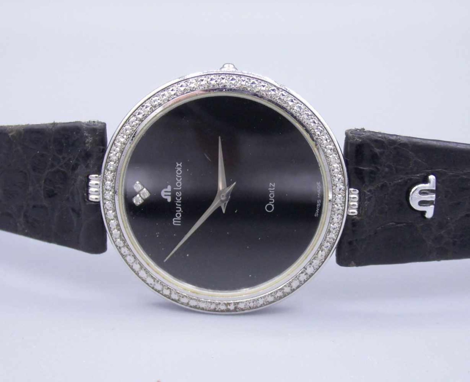 ARMBANDUHR: MAURICE LACROIX DIAMOND / ladys wristwatch, Manufaktur Maurice Lacroix / Schweiz,