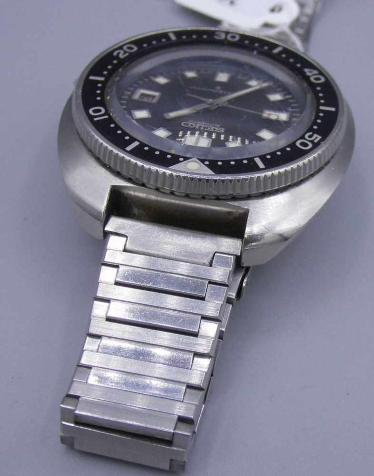 VINTAGE ARMBANDUHR / TAUCHERUHR: SEIKO / divers wristwatch, Automatik-Uhr, 1974, Japan, Stahlgehäuse - Bild 4 aus 7