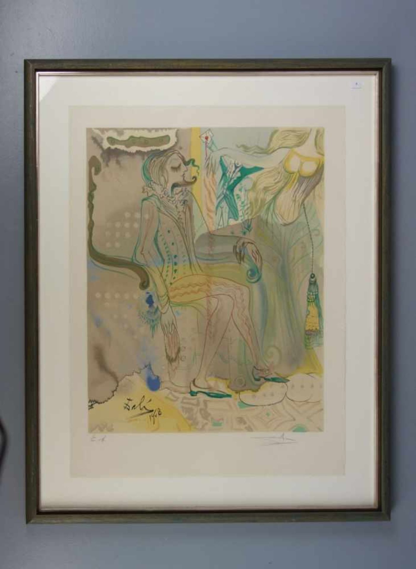 DALI, SALVADOR (Figueras / Spanien 1904- 1989 ebd.), Farblithographie / lithography, auf