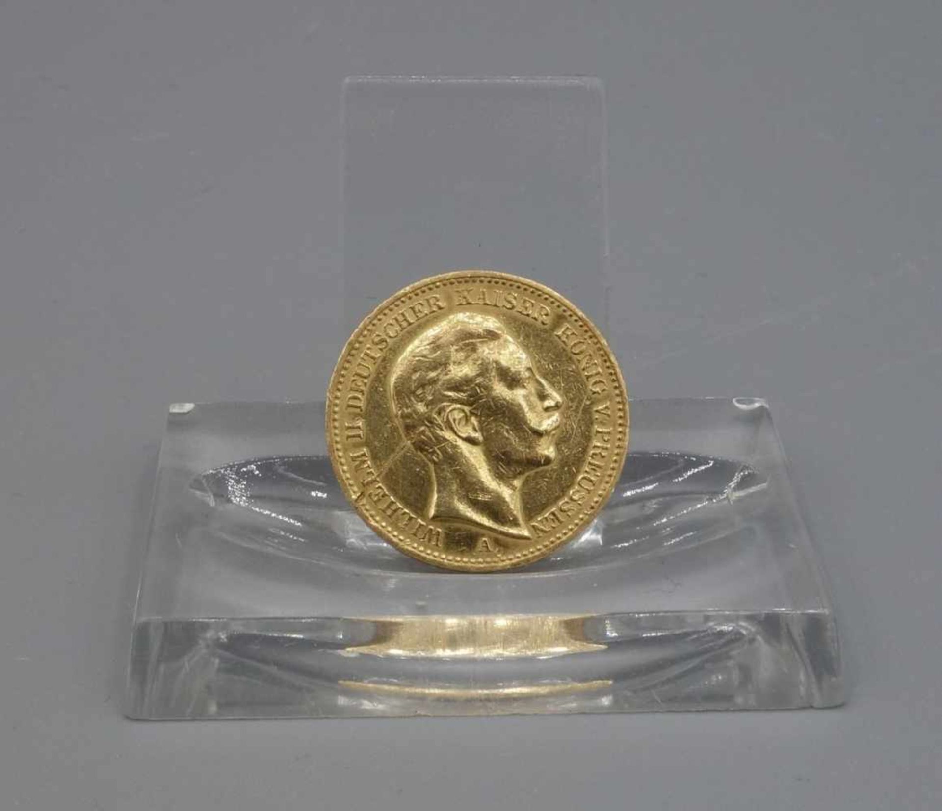 REICHSGOLDMÜNZE KAISER WILHELMS II. / coin, 7,5 g. Umlaufgoldmünze des deutschen Kaiserreichs.