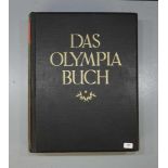 "DAS OLYMPIA BUCH", Halbledereinband. Herausgegeben im Auftrage des Deutschen Reichsausschusses