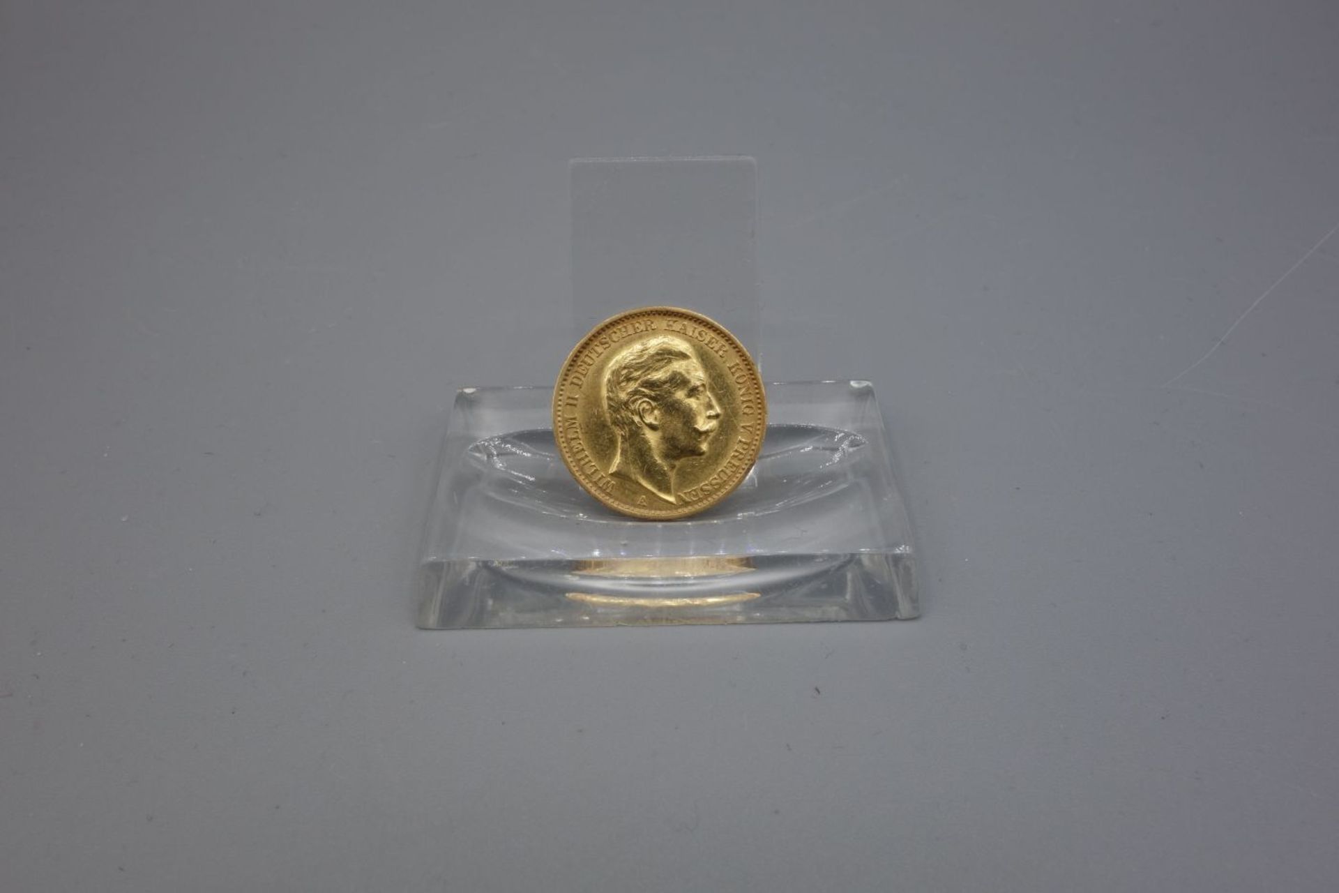 REICHSGOLDMÜNZE KAISER WILHELMS II. / coin, 7,5 g. Umlaufgoldmünze des deutschen Kaiserreichs.