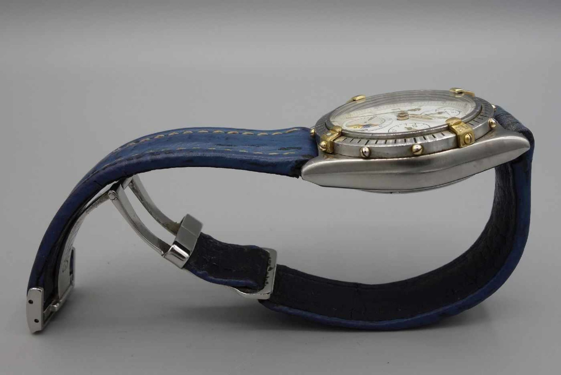 BREITLING "CHRONOMAT YACHTING" ARMBANDUHR / wristwatch, Automatik, Schweiz. Stahlgehäuse mit - Bild 7 aus 10