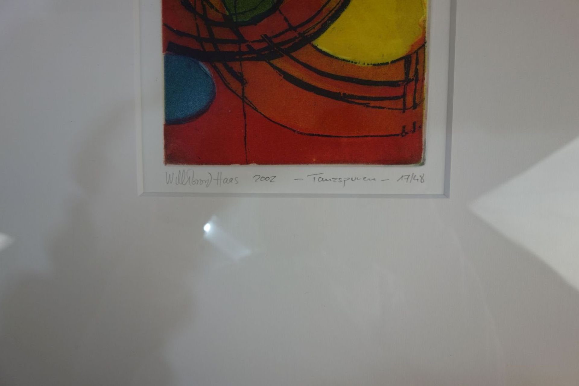 HAAS, WIILIBRORD (geb. 1936 in Schramberg / Schwarzwald), Farbradierung und Aquatinta auf Bütten / - Bild 2 aus 3