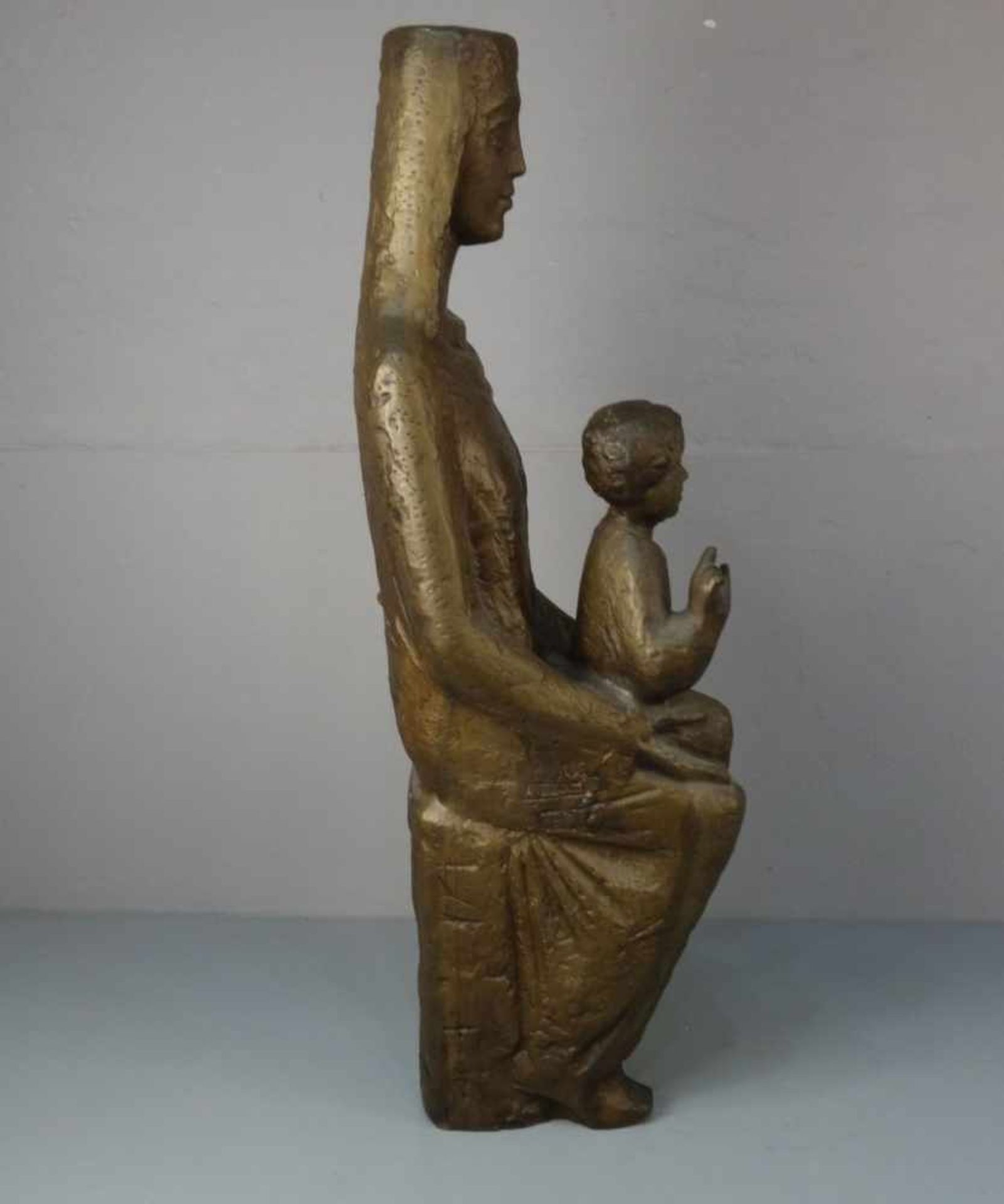 KRAUTWALD, JOSEPH (Borkenstadt / Oberschlesien 1914-2003 Rheine), Skulptur: "Mutter und Kind" / " - Bild 4 aus 4