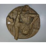 KRAUTWALD, JOSEPH (Borkenstadt / Oberschlesien 1914-2003 Rheine), Relief: "Hörender / Die Berufung