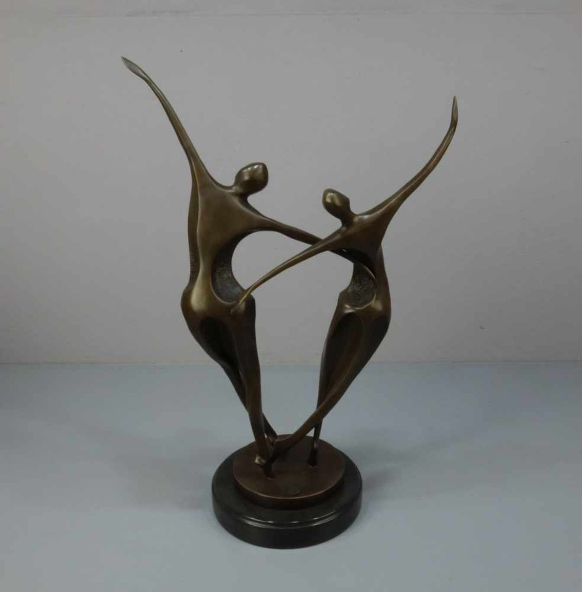LOPEZ, MIGUEL FERNANDO (auch Milo, geb. 1955 in Lissabon), Skulptur / sculpture: "Tanzendes Paar", - Image 3 of 6