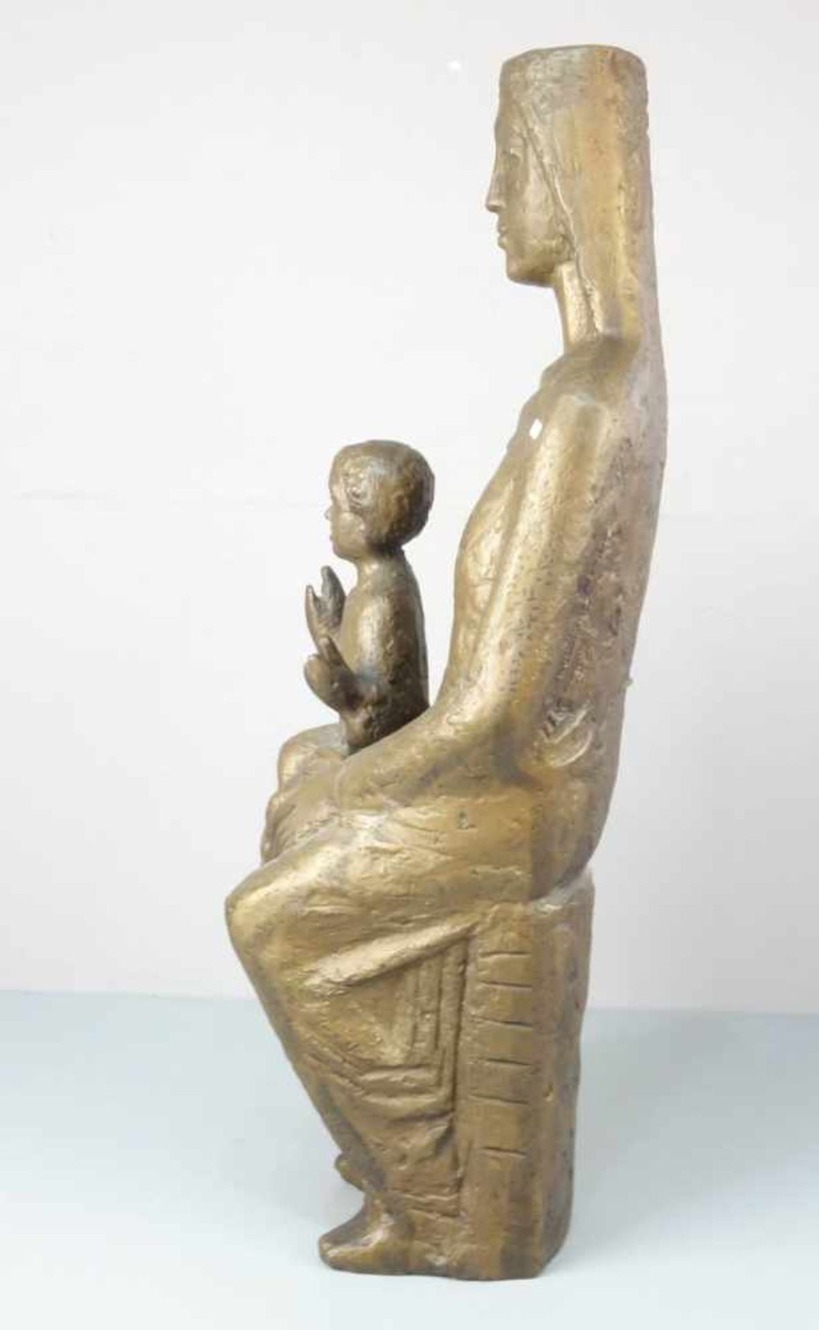 KRAUTWALD, JOSEPH (Borkenstadt / Oberschlesien 1914-2003 Rheine), Skulptur: "Mutter und Kind" / " - Bild 2 aus 4