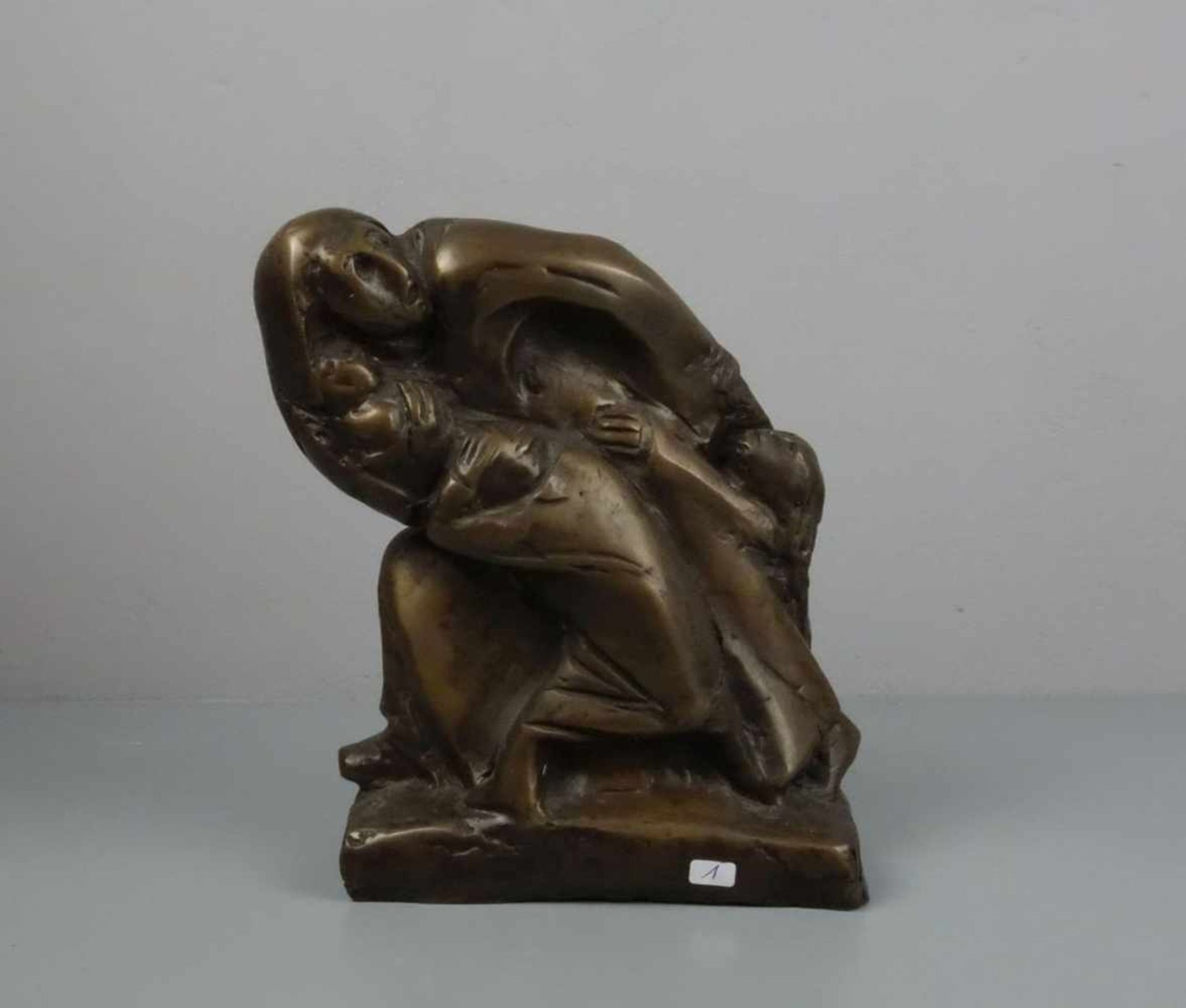 KRAUTWALD, JOSEPH (Borkenstadt / Oberschlesien 1914-2003 Rheine), Skulptur: "Die Flucht", 1955 (