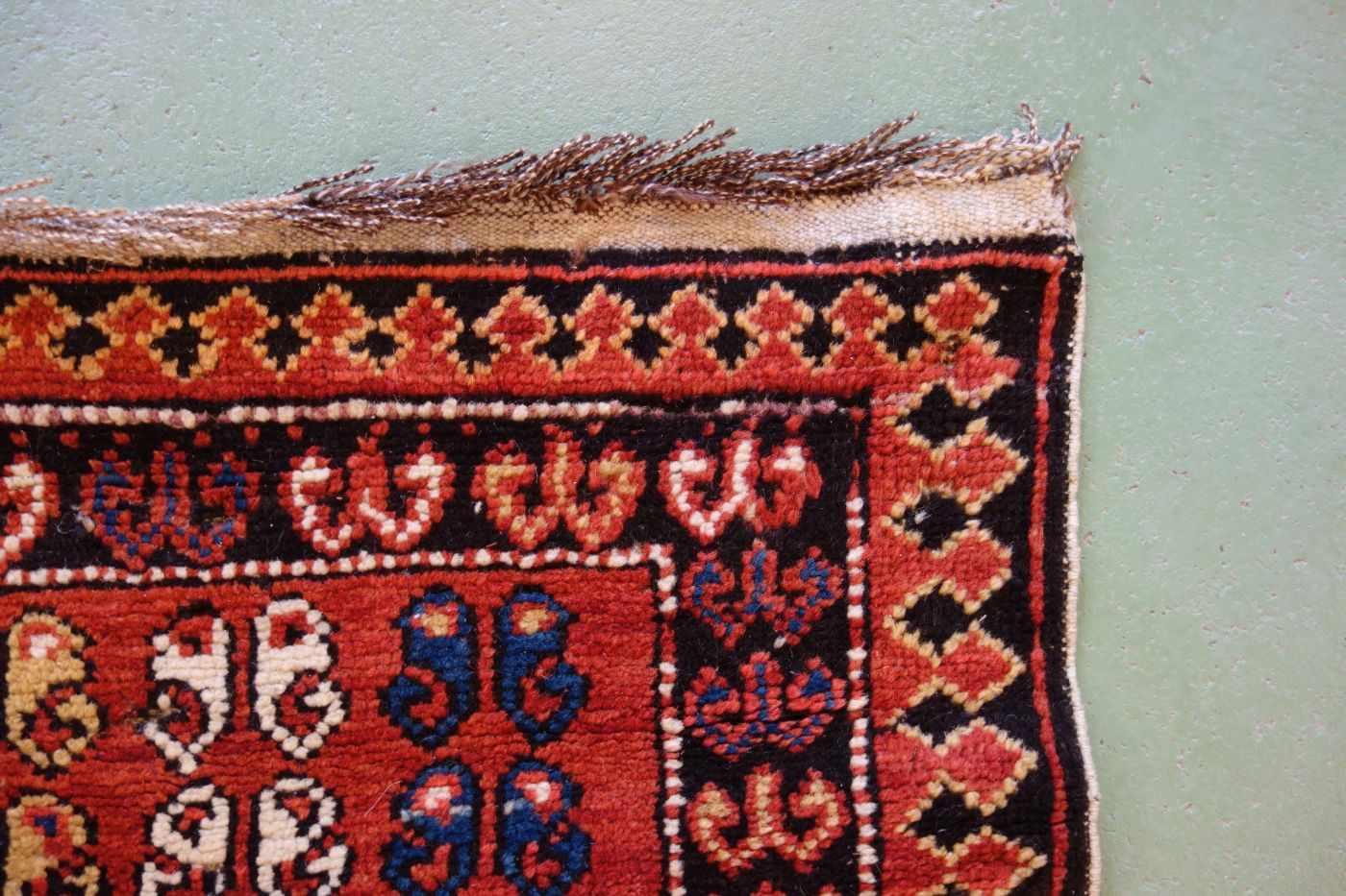 SCHIRWAN SAF / SCHIRWAN-TAKHTE / TACHTE-SCHIRWAN / FAMILIENGEBETSTEPPICH / praying rug, wohl 2. H. - Image 5 of 21