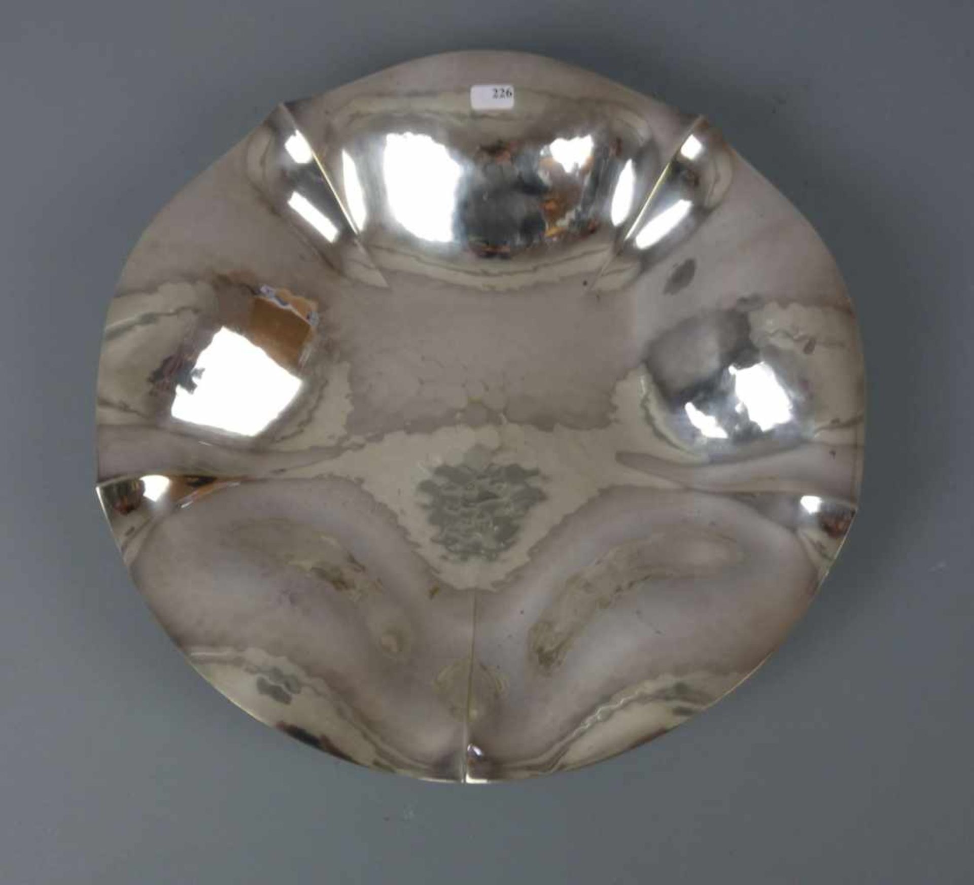 ART DÉCO - SCHALE / plated bowl, versilbertes Metall, WMF - Württembergische Metallwarenfabrik,