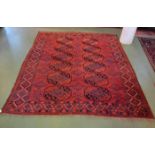 GROSSER TEPPICH / HAUPTTEPPICH / carpet, Turkmenistan / Westturkestan / Ersari, wohl 19. Jh.,