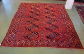 GROSSER TEPPICH / HAUPTTEPPICH / carpet, Turkmenistan / Westturkestan / Ersari, wohl 19. Jh.,