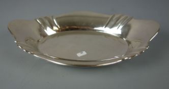 SILBERNE SCHALE / silver bowl, 800er Silber (342 g), gepunzt mit Halbmond, Krone und