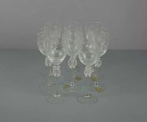 11 GLÄSER / WEINGLÄSER / 11 wine glasses, Manufaktur Theresienthal, Zwiesel, auf dem Stand gemarkt