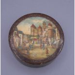 GALANTERIE: SCHNUPFTABAKDOSE AUS ELFENBEIN / TABATIERE / ivory snuff box, wohl 19. Jh., Elfenbein,