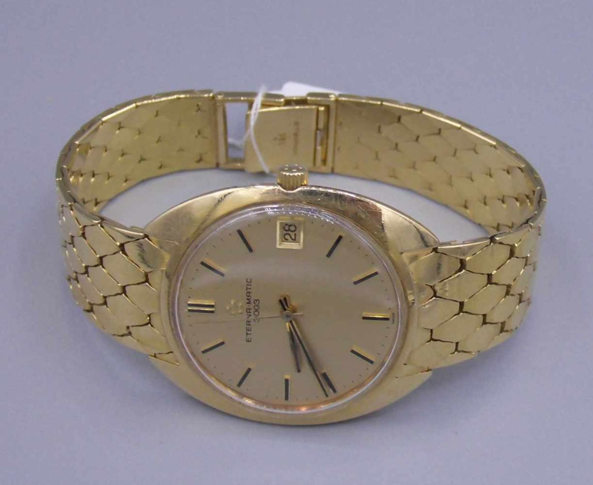 ETERNA HERRENARMBANDUHR "Eterna Matic 3003 Schweiz" / wristwatch, 1960er / 1970er Jahre, - Image 6 of 7