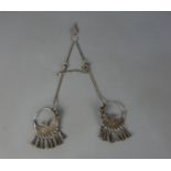 BERBER-SCHMUCK: SCHMUCKBEHANG / oriental jewellery, Tiguit / Marokko, Silber und Glas (insgesamt