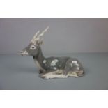 PORZELLANFIGUR: "Impala / Antilope / Schwarzfersenantilope / porcelain figure "antelope", Porzellan,