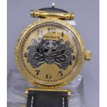 PATEK PHILIPPE ARMBANDUHR / MARIAGE / wristwatch, vergoldet, auf dem Zifferblatt bezeichnet "Patek