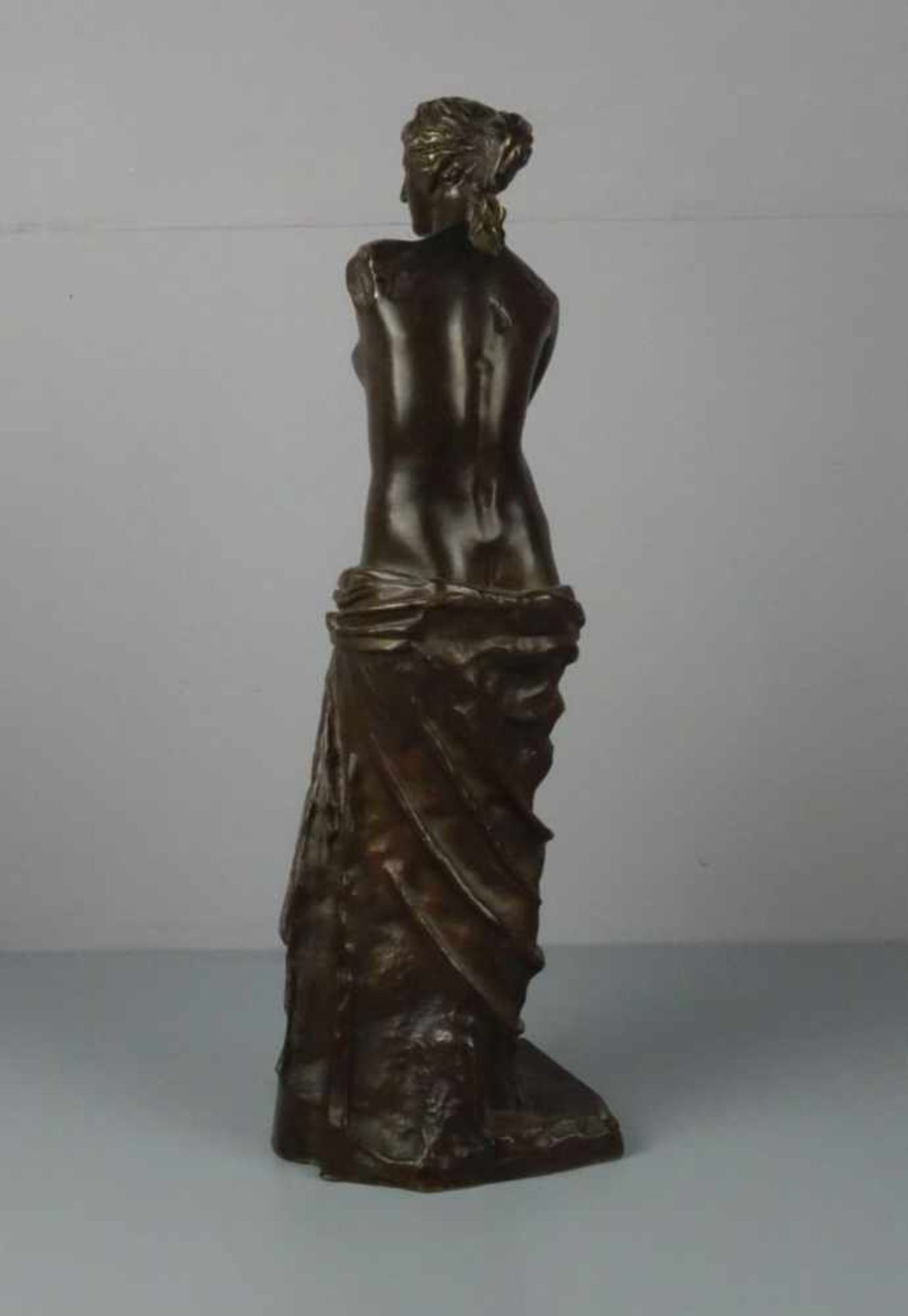 BRONZE - SKULPTUR / sculpture: "Venus von Milo (Aphrodite von Melos)", Bronzeguss, um 1900, nach der - Bild 3 aus 5
