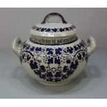 JUGENDSTIL - BOWLE / art nouveau ceramic punch bowl, Keramik, Manufaktur Reinhold Merkelbach,