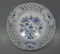 MEISSEN KORB - SCHALE "ZWIEBELMUSTER" / basket / bowl, Porzellan, Manufaktur Meissen,