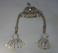 BERBER-SCHMUCK: FRONTALE / KOPFSCHMUCK / oriental hair accessoires, Ait Serhrouden (Midelt),