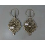 BERBER-SCHMUCK: FIBELPAAR / oriental accessoires, Beni Mellale / Marokko, Silber (insgesamt 136,5