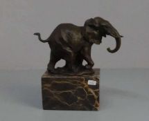 LOPEZ, MIGUEL FERNANDO (auch Milo, geb. 1955 in Lissabon), Skulptur / sculpture: "Elefant",