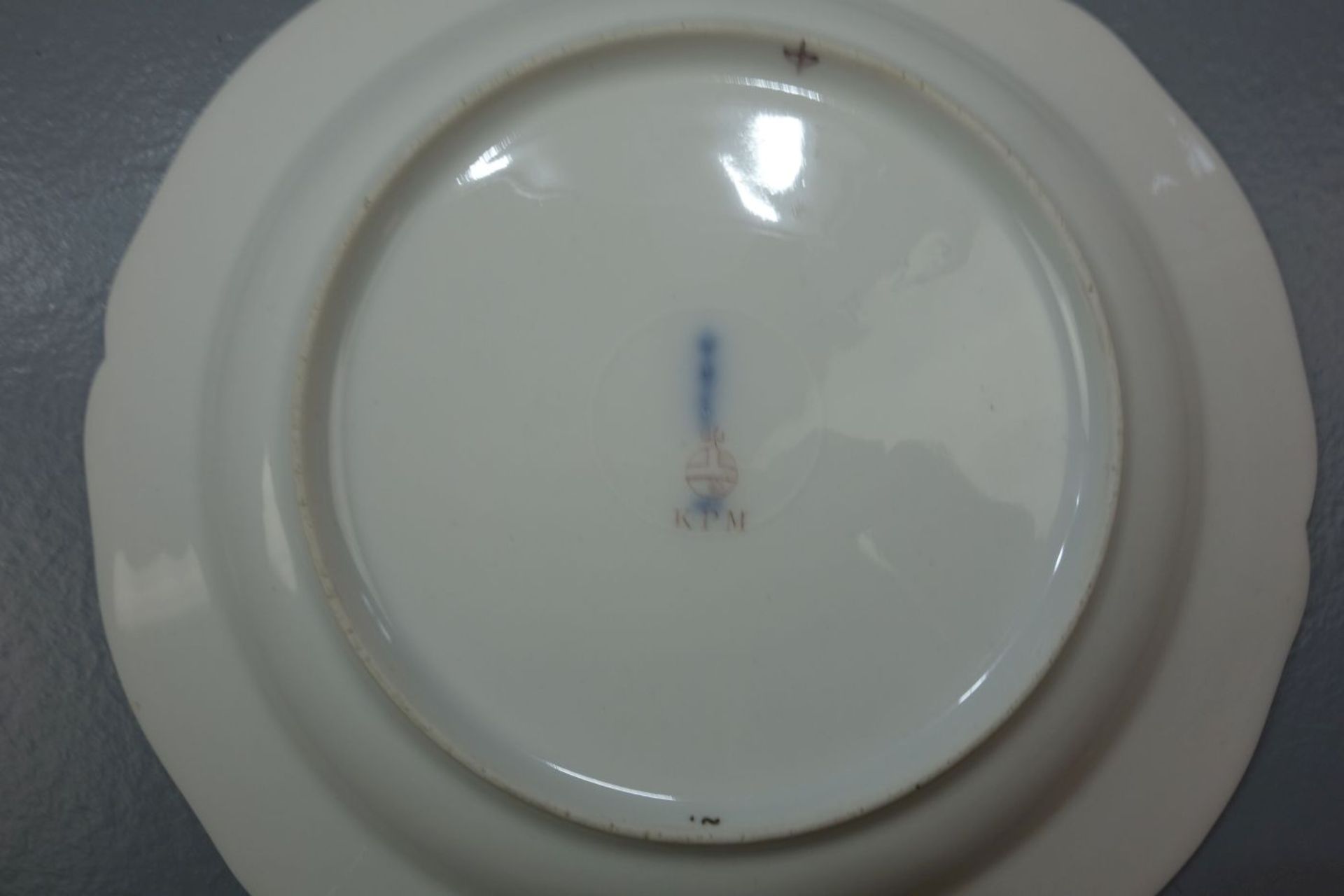 6 BROTTELLER / DESSERT - TELLER / porcelain plates, Porzellan, KPM - Königliche - Image 3 of 3