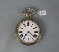 EISENBAHNER TASCHENUHR / GROSSE TASCHENUHR / railway pocket watch, wohl um 1900, Handaufzug (Krone