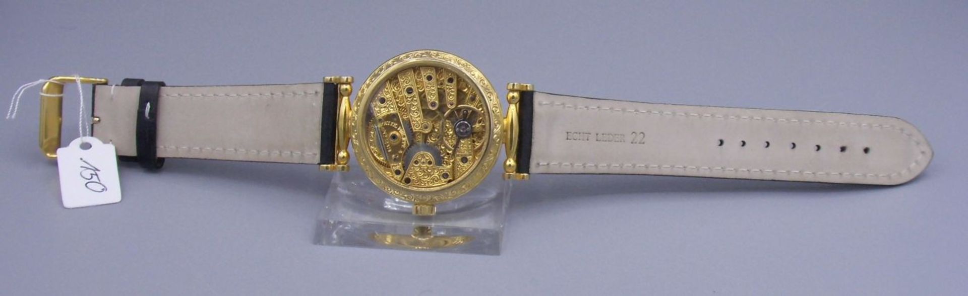 PATEK PHILIPPE ARMBANDUHR / MARIAGE / wristwatch, vergoldet, auf dem Zifferblatt bezeichnet "Patek - Image 4 of 5