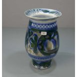 CACHCEPOT / BLUMENVASE / flowerbowl, Porzellan, Unter dem Stand unterglasurblaue Ankermarke der