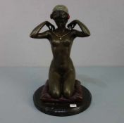 nach PONSARD, PAUL (Le Raincy 1882-1915 Vauquois), Skulptur / sculpture: "Hockender weiblicher
