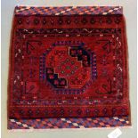 SELTENER KLEINER TEPPICH / ERSARI / carpet, Turkmenen / Westturkestan, wohl 2. H. 19. Jh., wohl