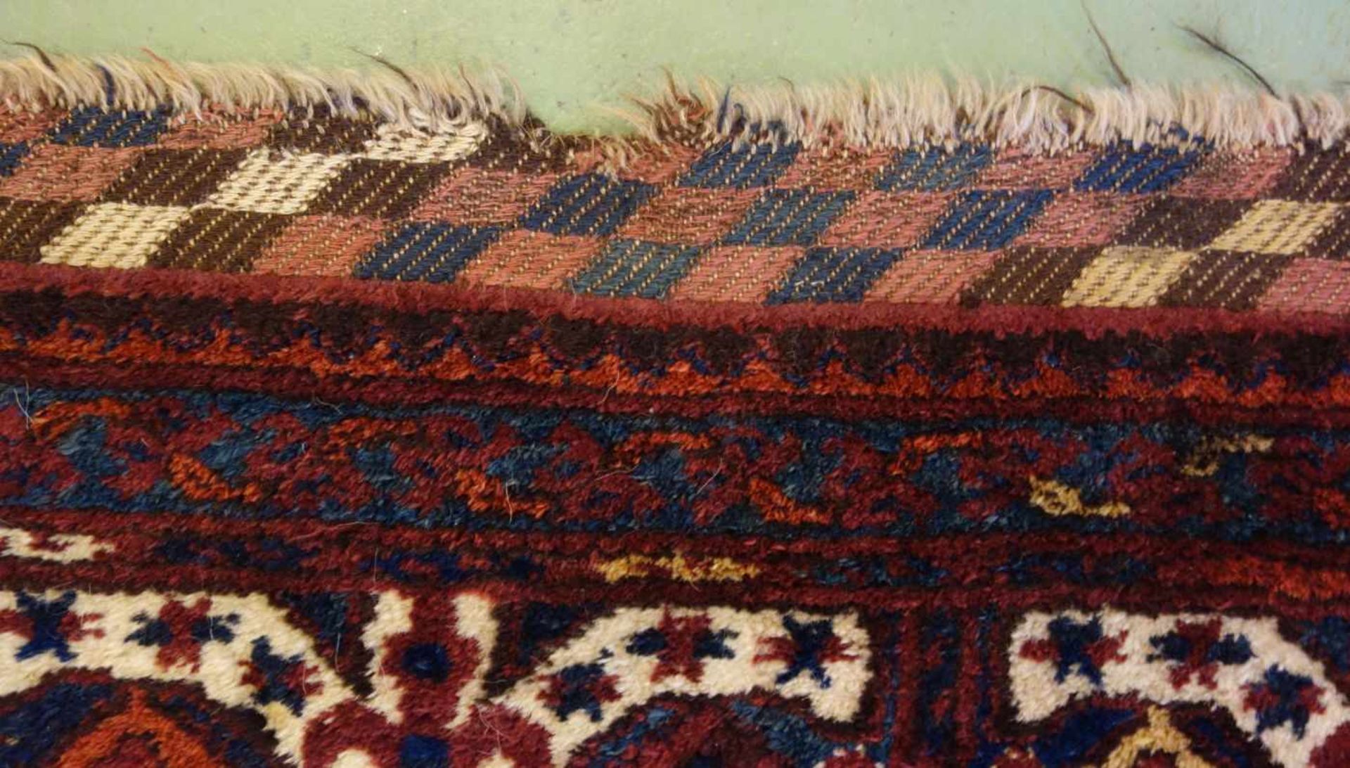 BESCHIR (ERSARI BESCHIR) / KLEINER TEPPICH / carpet / Zentralasien oder Südturkestan, wahrscheinlich - Image 13 of 15